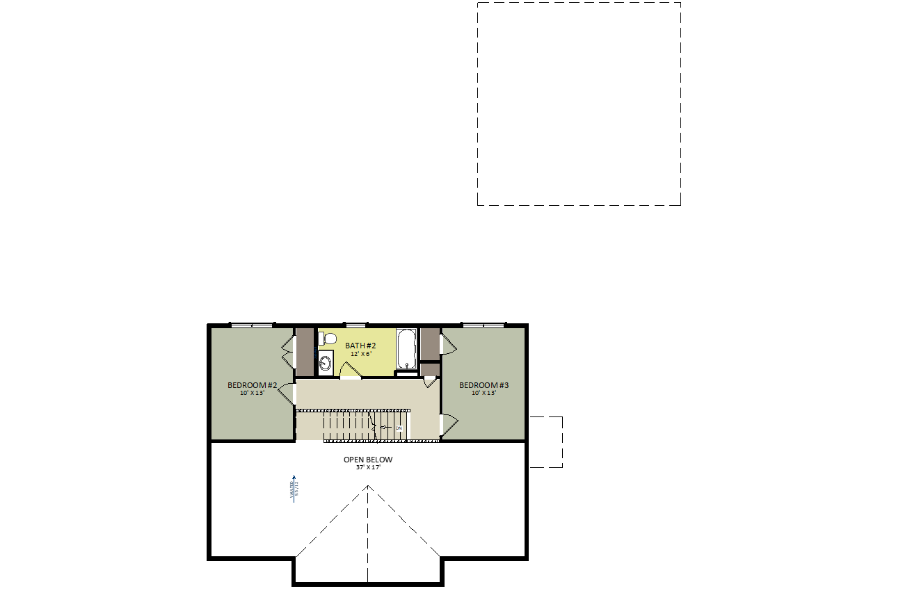 Phlox Second Floor Floor Plan